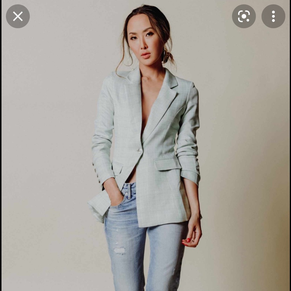 Plaid Blazer JOA